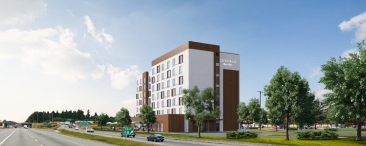 Langley B.C - Marriott Courtyard-South View